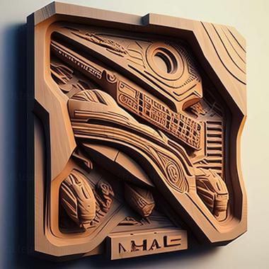 3D модель Гра Mass Effect Pinnacle Station (STL)